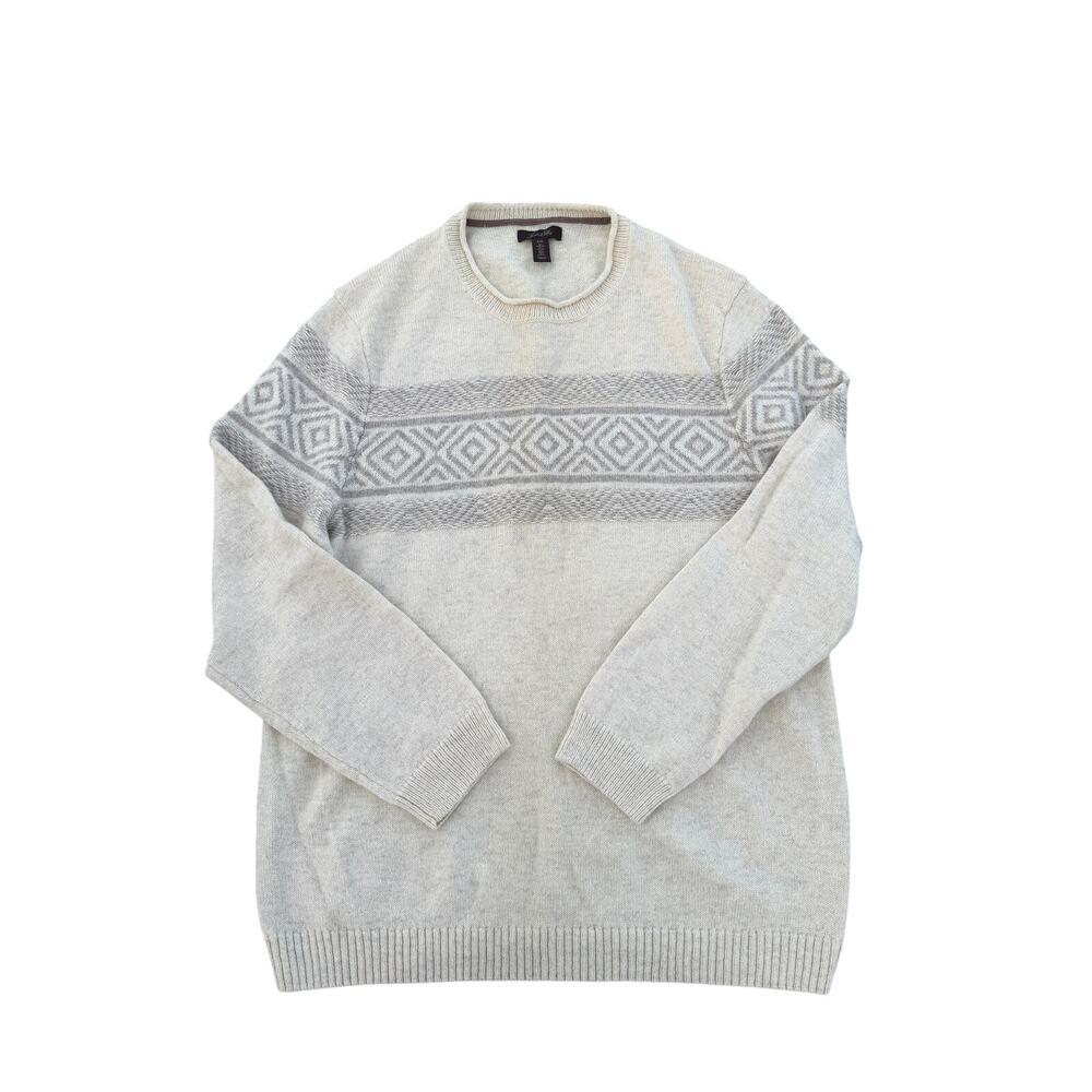 Men's Tasso Elba Alpaca Wool Blend Sweater - Cream - Size XXL